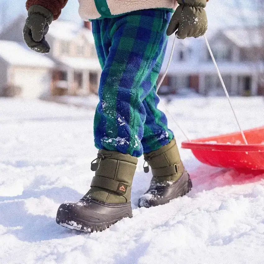 Kids' Faux Fur Snow Boots — superior warmth