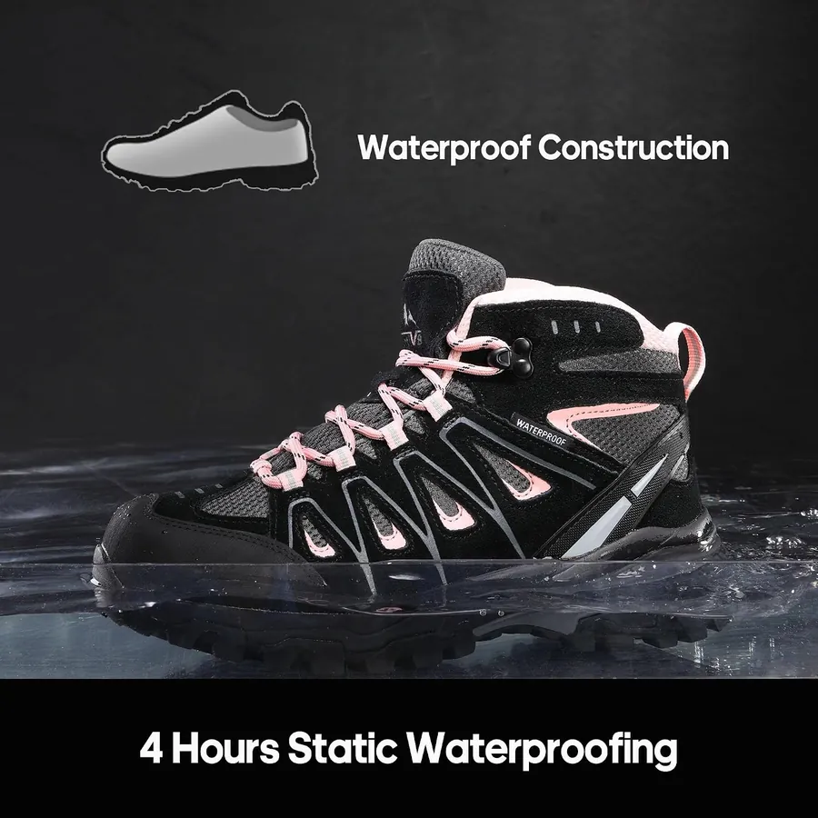 Women's Waterproof Trekking Boots — excellent comfort