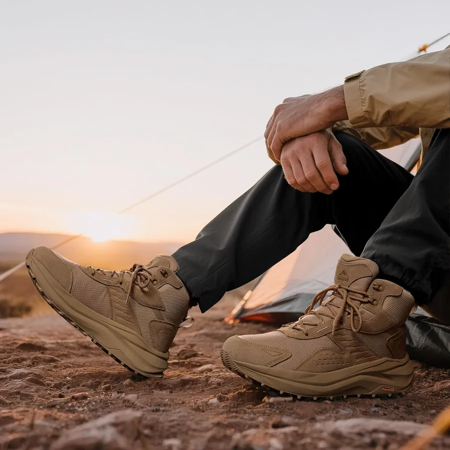 Men's Wide Toe Box Hiking Boots — roomy toe box