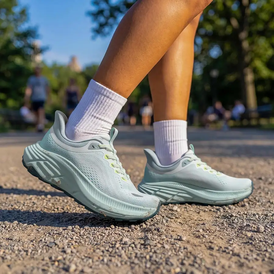 Women's Slip-On Trail Running Shoes — high-rebound cushioning