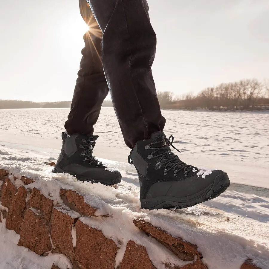 Men's TUNDRA Waterproof Insulated Snow Boots — waterproof material