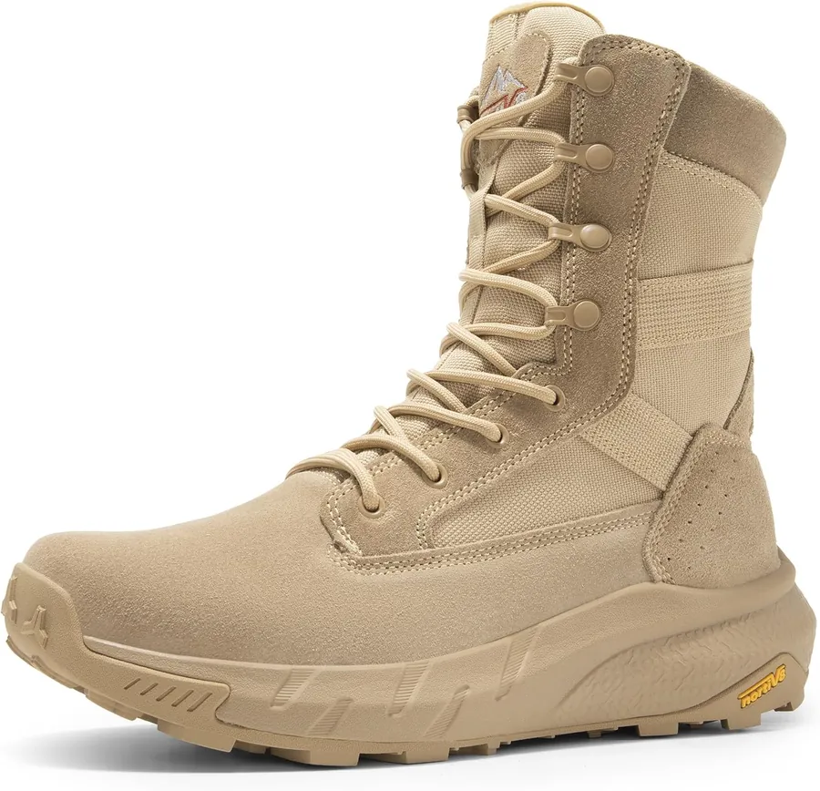 Men's Breathable Side-Zip Tactical Boots