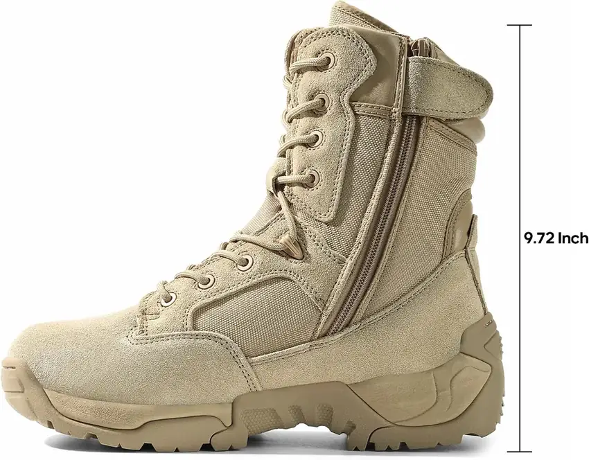 Men's Response Side-Zip Tactical Boots — protection & convenience