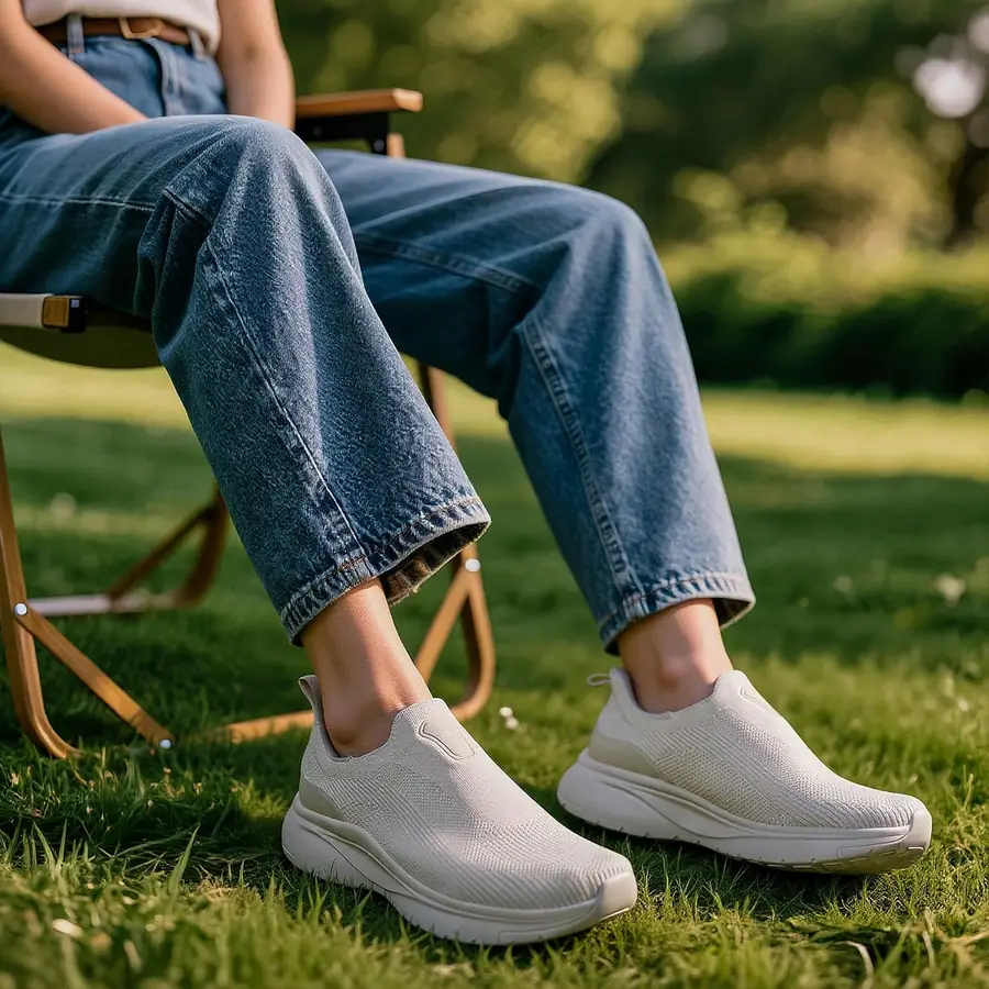 Women's SwiftSleek Hands-Free Walking Sneakers — slip-on style