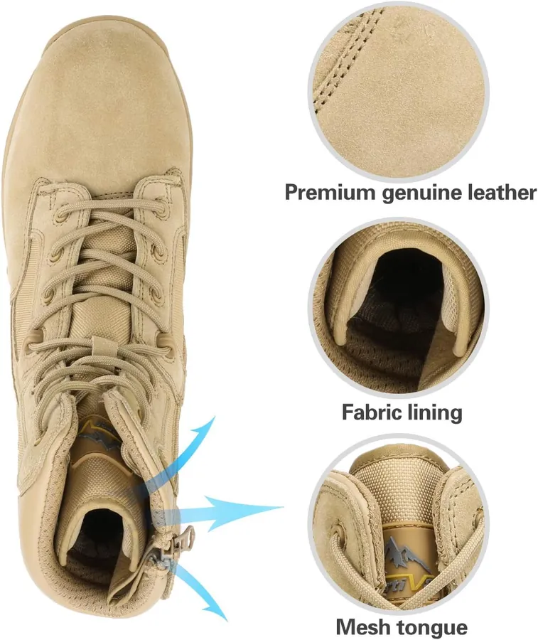Men's Response Side-Zip Tactical Boots — durable & breathable