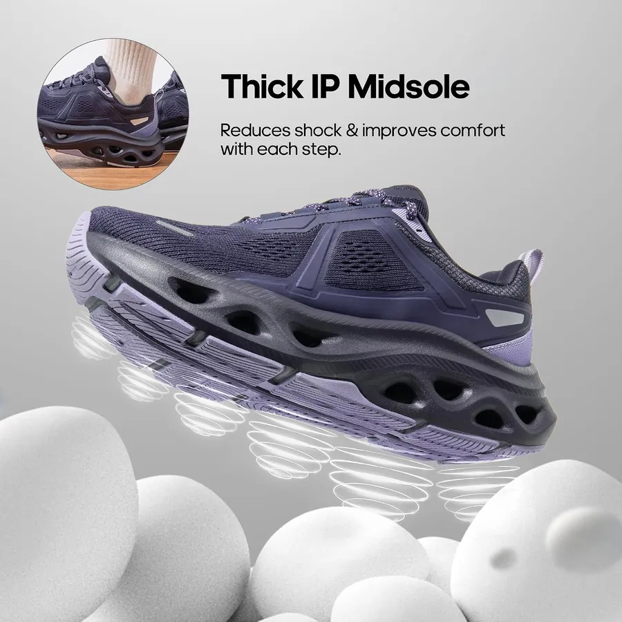 Women's Cushioned Walking Sneakers — supportive & comfortable