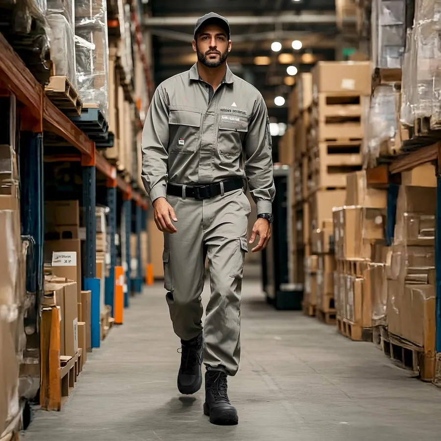 Men's Waterproof Tactical Work Boots Leather — lightweight & supportive