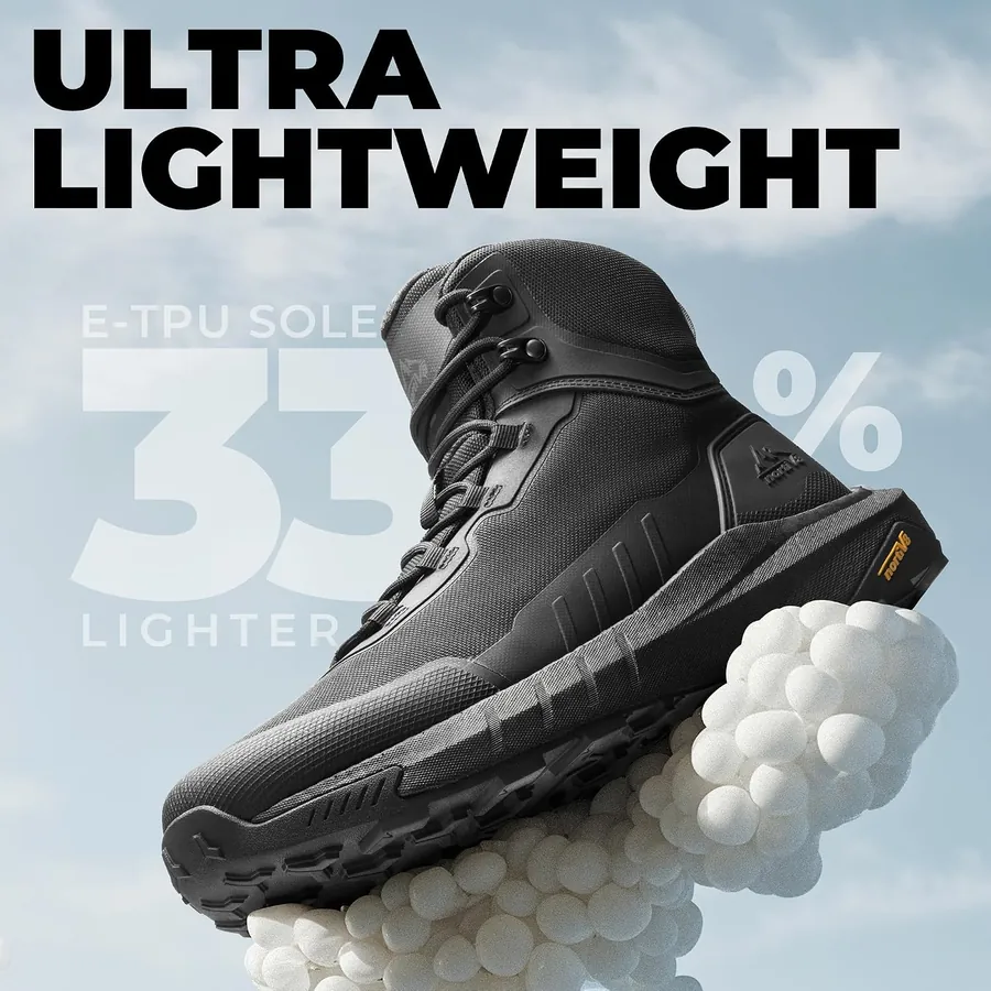 Men's Lightweight Side-Zip Tactical Boots — lightweight boots