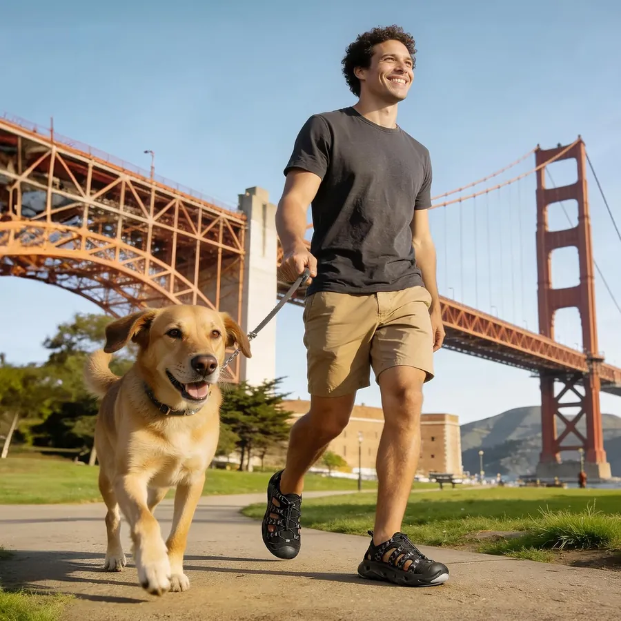 Closed-Toe Hiking Water Sandals — lasting cushioning