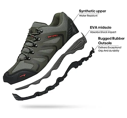 Men's Low Top Waterproof Hiking Shoes — durable & slip resistant