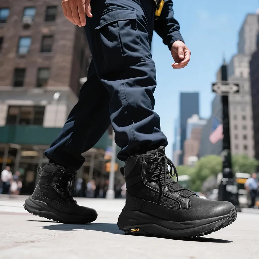 Men's Wide Toe Box Tactical Boots — low drop design