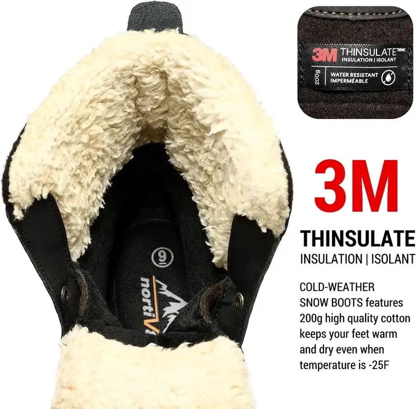 Men's AVENUE-W Waterproof Snow Boots — warming system