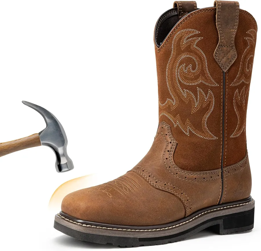 Steel Toe Work Boots for Men