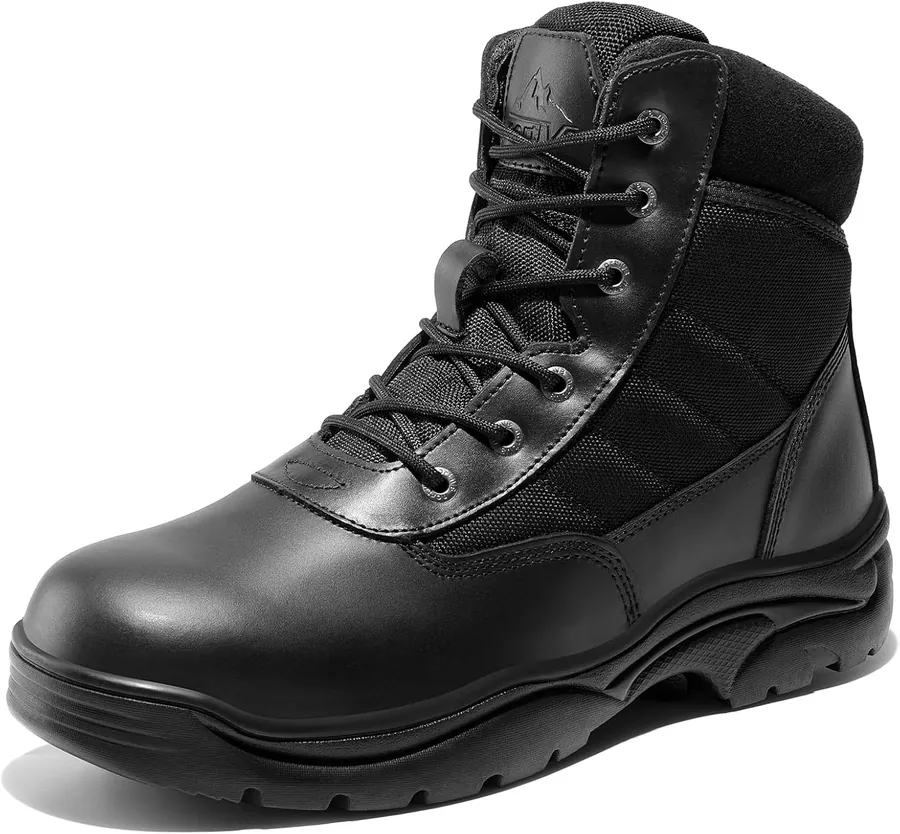 Men's Waterproof Military Work Boots 6 Inch